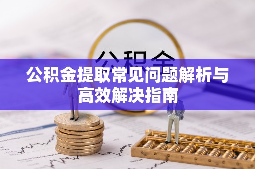 榆树公积金提取常见问题解析与高效解决指南