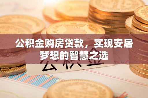 榆树公积金购房贷款，实现安居梦想的智慧之选