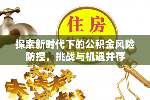 榆树探索新时代下的公积金风险防控，挑战与机遇并存