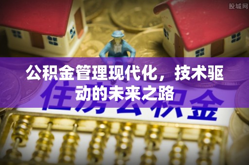 榆树公积金管理现代化，技术驱动的未来之路